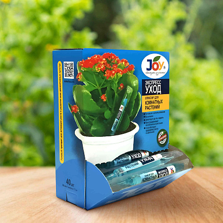 Фото Эликсир для комнатных цветов JOY Экспресс уход амп. 10 мл